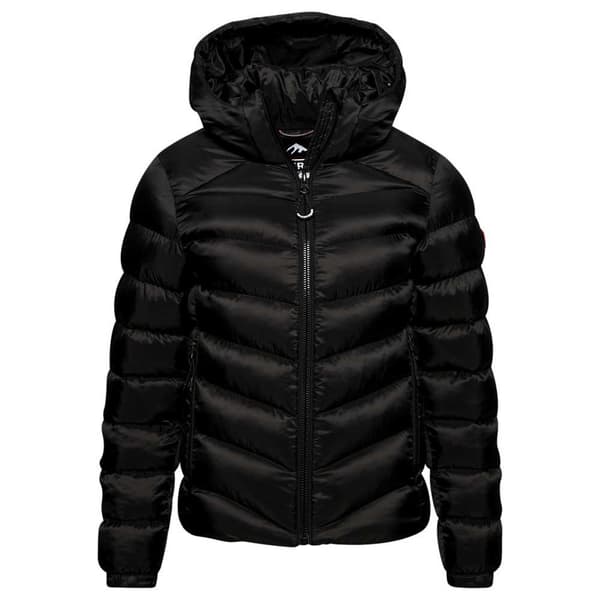 Superdry Vadderad Jacka Fuji Svart S Kvinna
