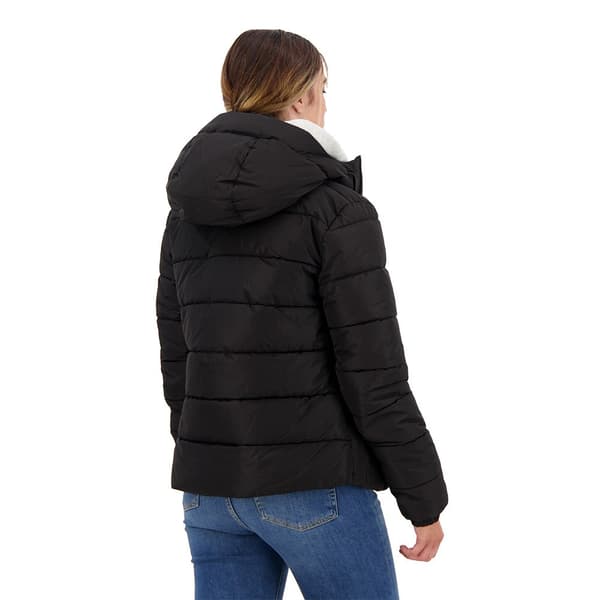 Superdry Puffer Takki Spirit Sports Musta XL Nainen