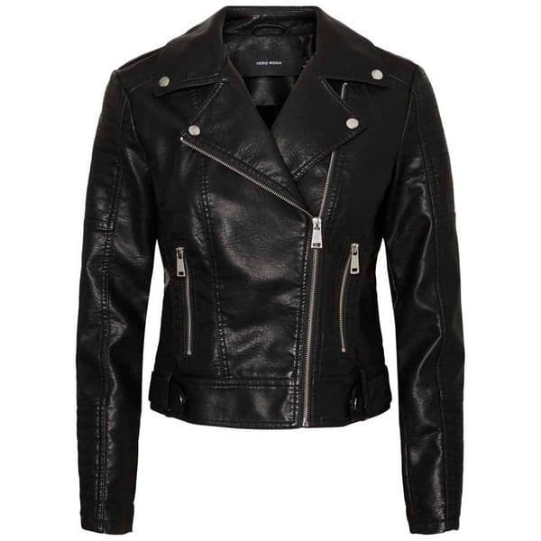 Vero Moda Jakke Kerri Ultra Coated Sort L Kvinde