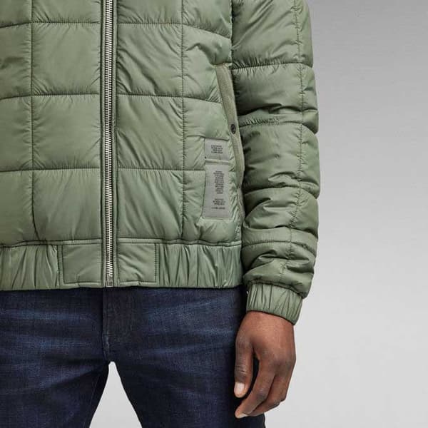 G-star Jacka Meefic Sqr Quilted Grönt M Man