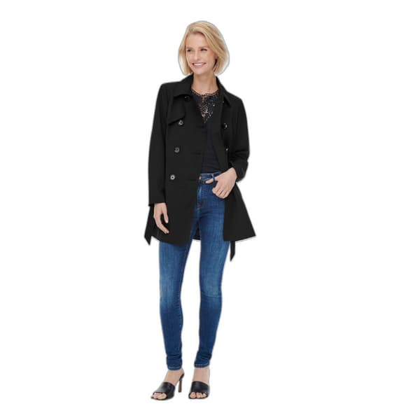 Only Trenchcoat Valerie Svart M Kvinna