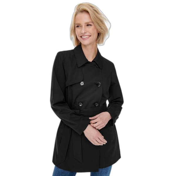 Only Trenchcoat Valerie Svart M Kvinna