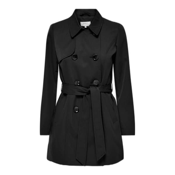Only Trenchcoat Valerie Svart M Kvinna