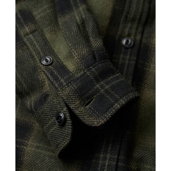 Superdry Överskjorta Wool Miller Grönt XL Man