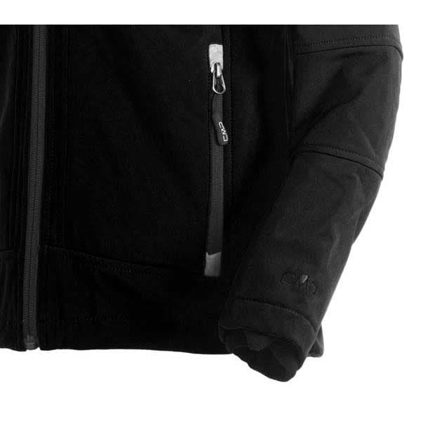 Cmp Jakke Fix Hood 3a00094 Sort 12 Years Dreng
