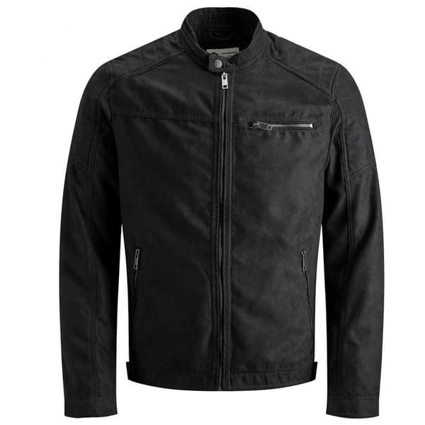 Jack & Jones Falsk Mockajacka Rocky Svart L Man