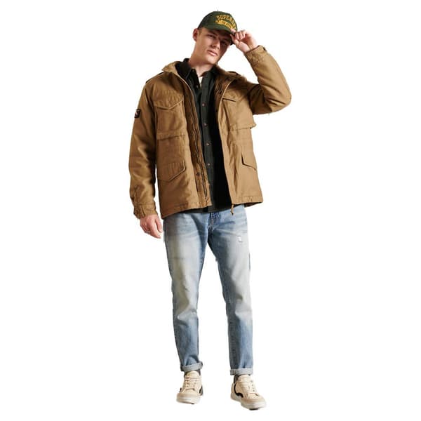 Superdry Jacka M65 Borg Beige M Man