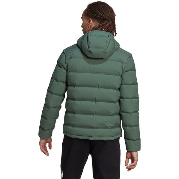 Adidas Sportswear Jakke Helionic Stretch Down Grøn S Mand
