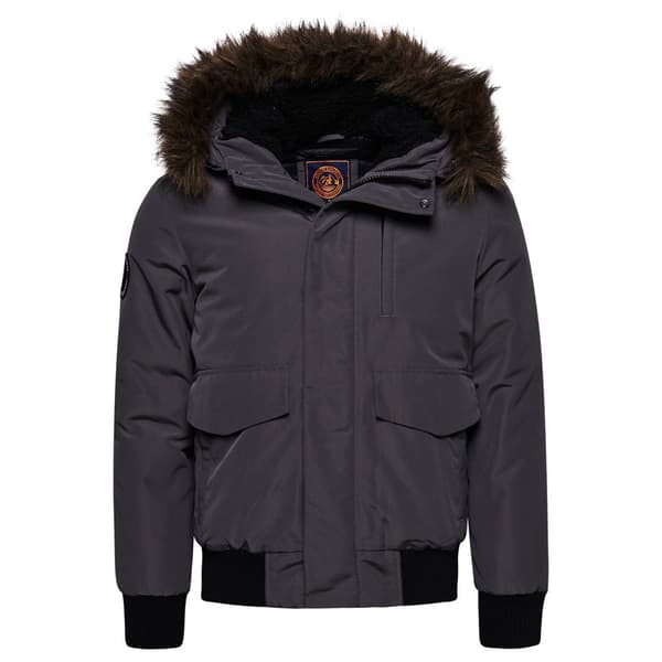 Superdry Bomberjacka Everest Grå L Man