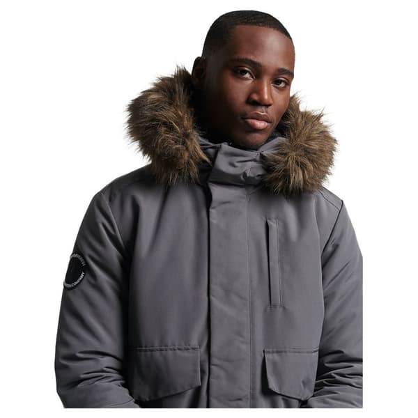 Superdry Bomberjacka Everest Grå L Man
