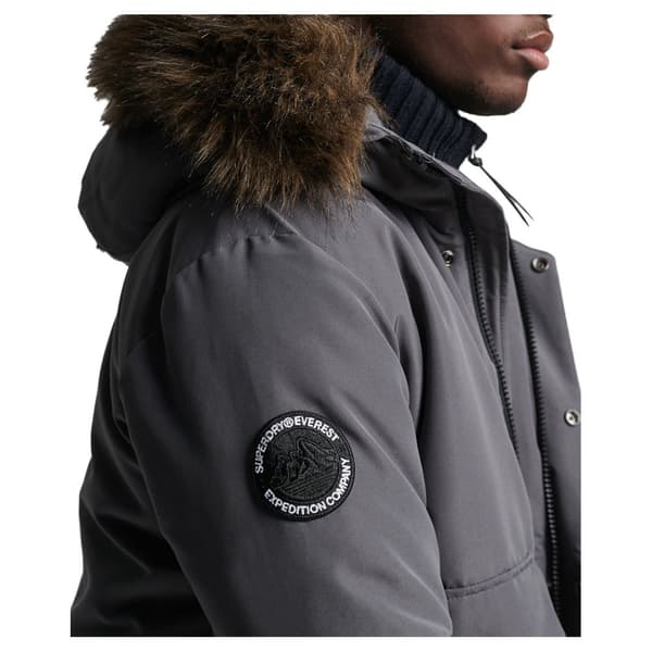 Superdry Bomberjacka Everest Grå L Man