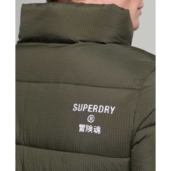 Superdry Takki Non Hooded Sports Puffer Vihreä 2XL Mies