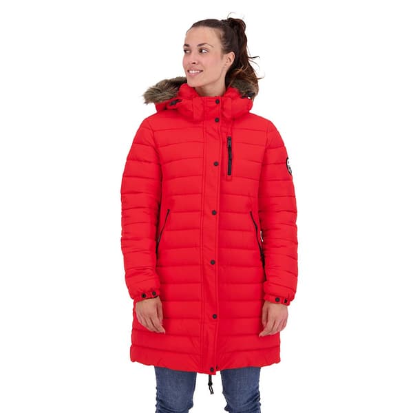 Superdry Jacka Super Fuji Röd S Kvinna