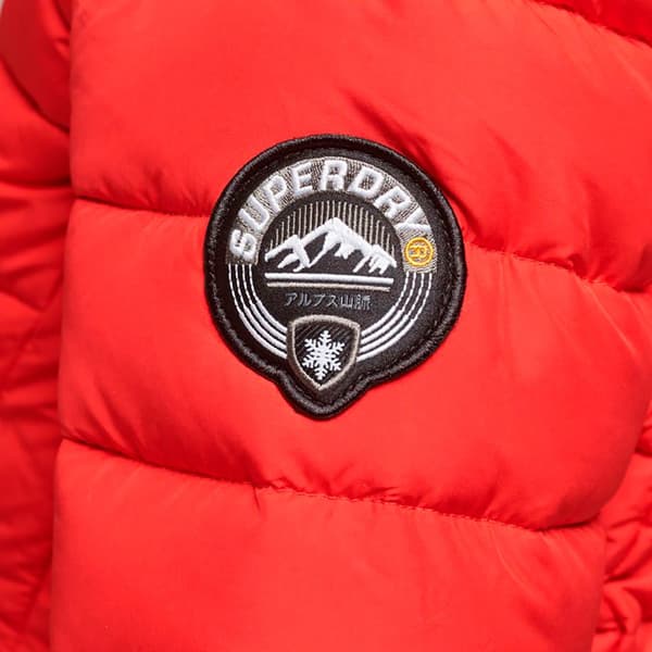 Superdry Jacka Super Fuji Röd S Kvinna