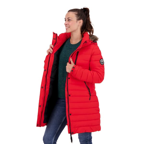 Superdry Jacka Super Fuji Röd S Kvinna
