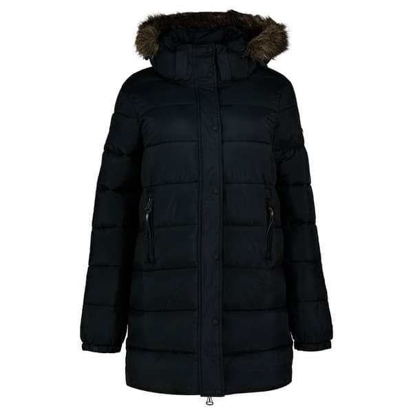 Superdry Jacka Vintage Hooded Mid Layer Mid Svart S Kvinna