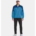 Miniatyrbild 5 av 5: Under Armour Golf Vindjacka Half Zip Jacka Storm Windstrike Blå M