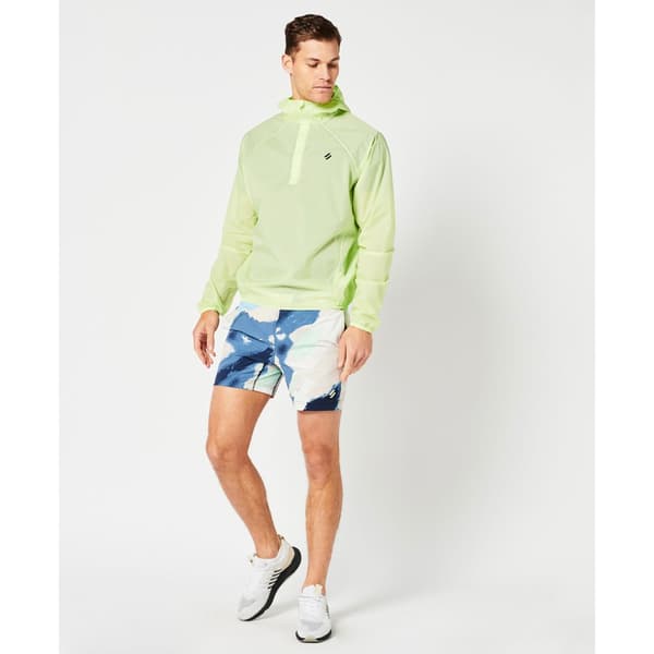 Superdry Run Lw Waterproof Shell Gul 2XL Mand