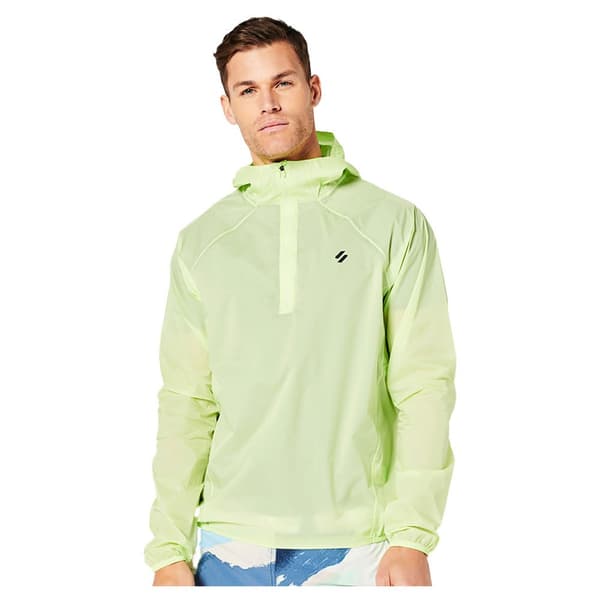 Superdry Run Lw Waterproof Shell Gul 2XL Mand