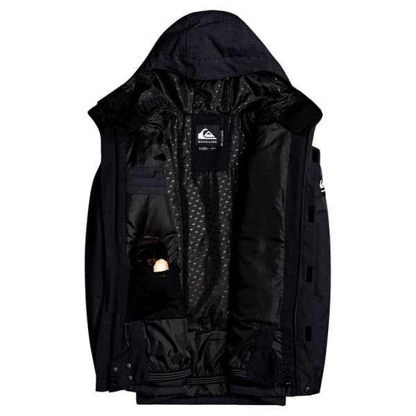 Quiksilver Takki Mission Solid Musta S Mies