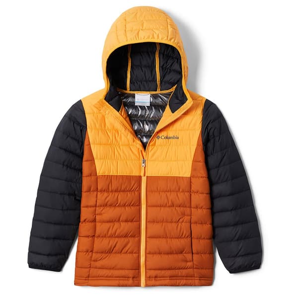 Columbia Ungdomsjakke Powder Lite™ Gul 12-13 Years Dreng