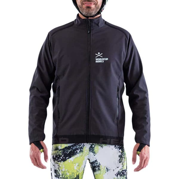 Head Jakke Race Sort L Mand