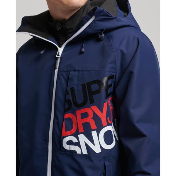 Superdry Jacka Ski Freestyle Core Blå M Man