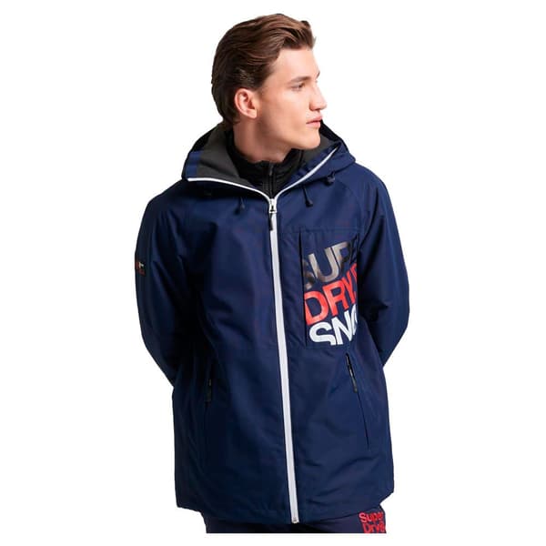 Superdry Jacka Ski Freestyle Core Blå M Man