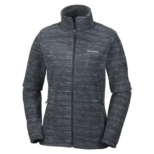 Columbia Fleece Fast Trek Printed Grå L Kvinna