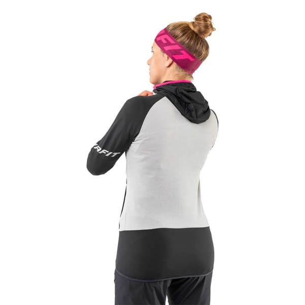Dynafit Fleece Med Huva Transalper Light Polartec Vit DE 36 Kvinna