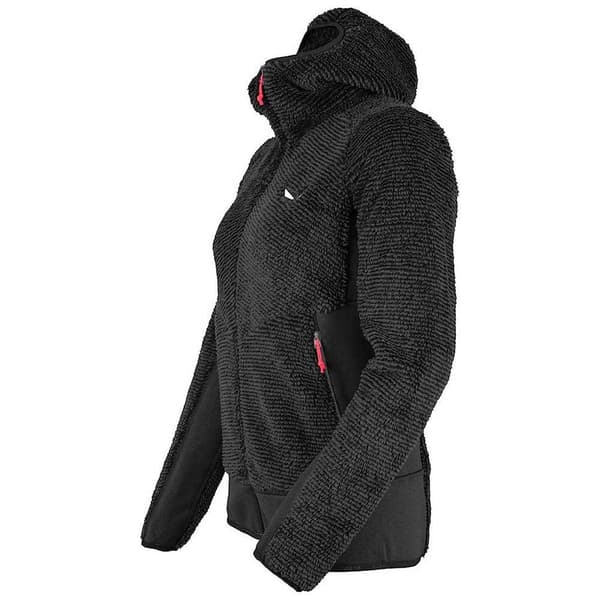 Salewa Fleece Med Hætte Tognazza Polarlite Sort M Kvinde