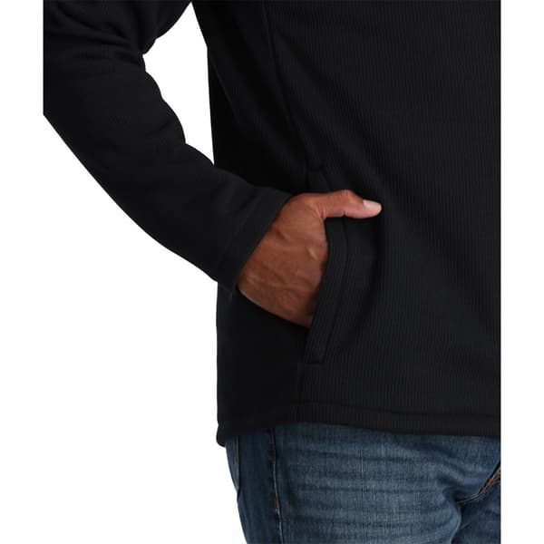 Spyder Täysin Vetoketjullinen Fleece Wengen Bandit Musta L Mies