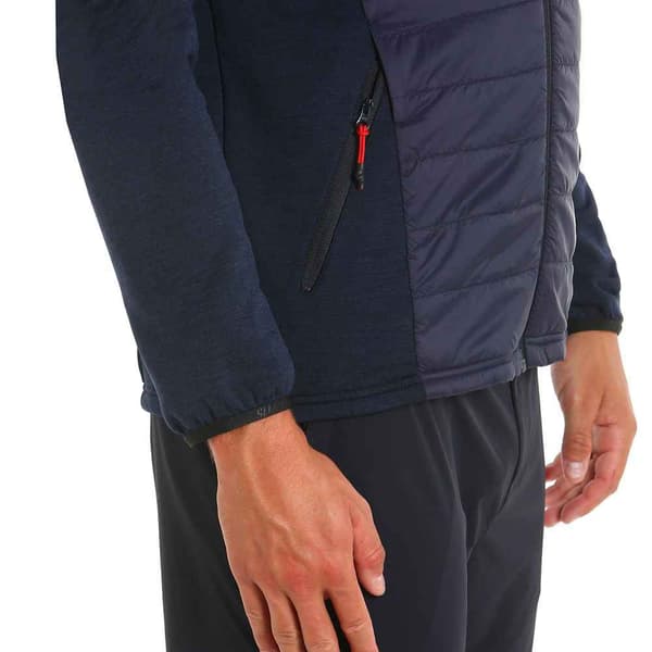 Slam Fleece Active Hood Hybrid Sininen L Mies