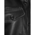 Miniatyrbillede 5 af 8: Jack & Jones Læderjakke Luna Faux Overshirt Sort S Kvinde