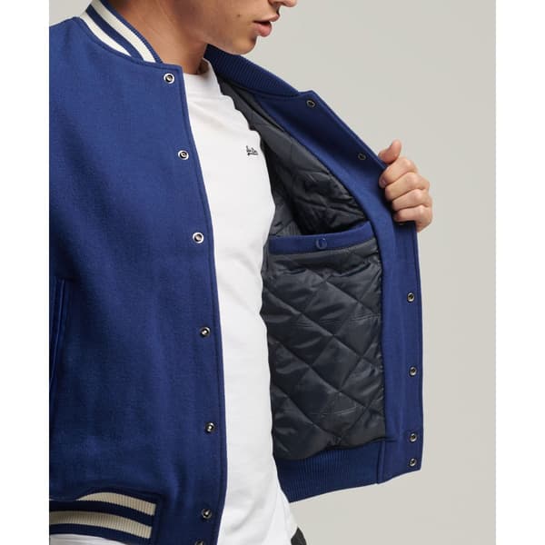 Superdry Jacka Vintage Varsity Bomber Blå M Man