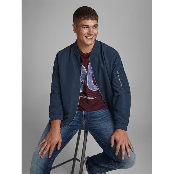 Jack & Jones Jacka Erush Bomber Ps Blå 3XL Man