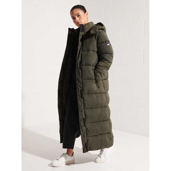 Superdry Jacka Touchline Padded Grönt L Kvinna