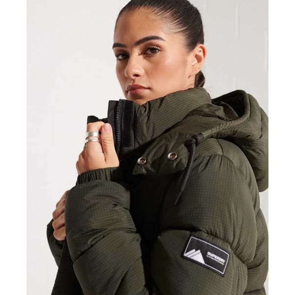 Superdry Jacka Touchline Padded Grönt L Kvinna
