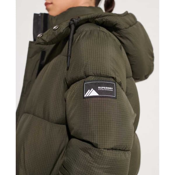 Superdry Jacka Touchline Padded Grönt L Kvinna
