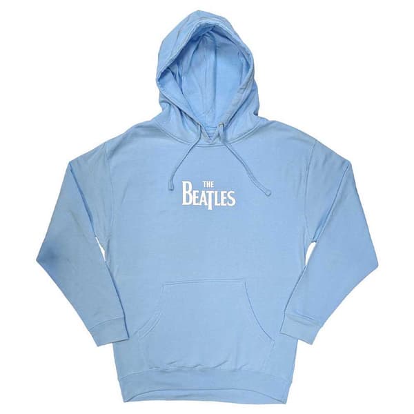 The Beatles Hoodie All You Need Is Love Official Light Blue Pullover