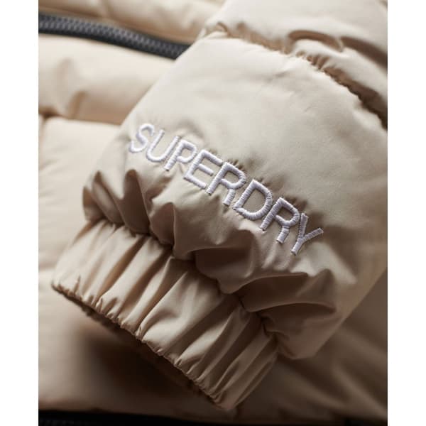 Superdry Puffer Takki Spirit Sports Beige S Nainen