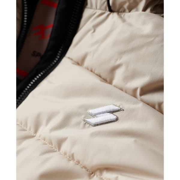 Superdry Puffer Takki Spirit Sports Beige S Nainen