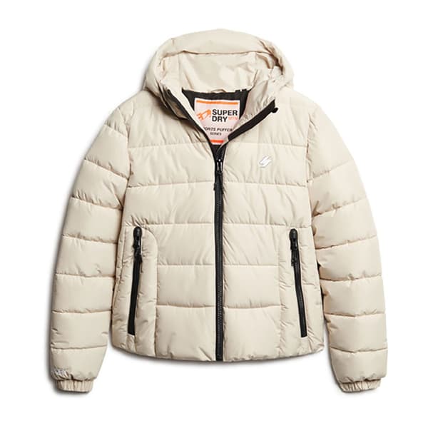 Superdry Puffer Takki Spirit Sports Beige S Nainen