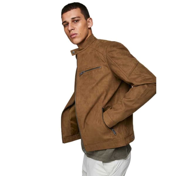 Jack & Jones Falsk Mockajacka Rocky Brun L Man