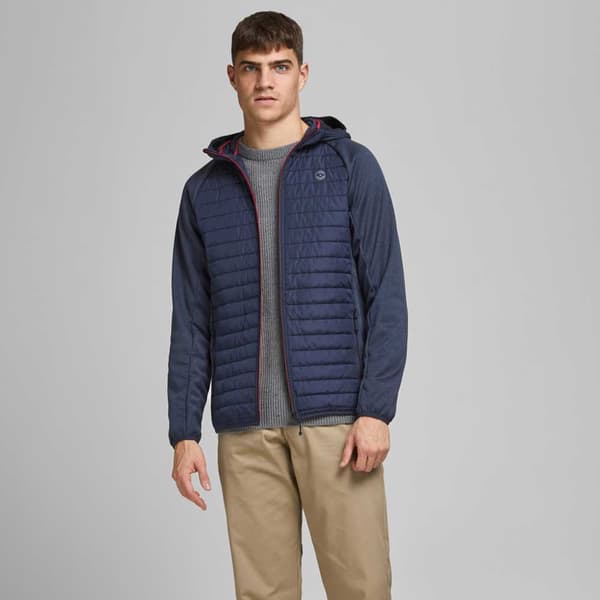 Jack & Jones Quiltad Jacka Multi Blå L Man