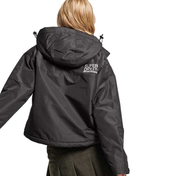 Superdry Jacka Code Windcheater Svart 2XS Kvinna