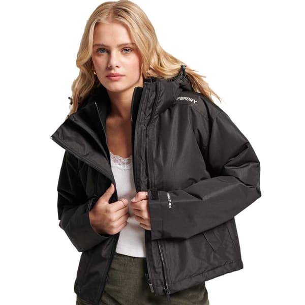 Superdry Jacka Code Windcheater Svart 2XS Kvinna