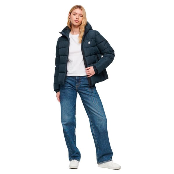 Superdry Pufferjacka Spirit Sports Blå 2XS Kvinna