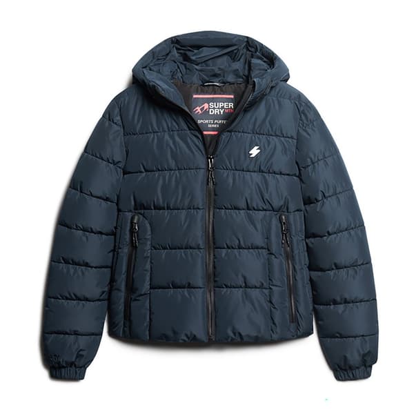 Superdry Pufferjacka Spirit Sports Blå 2XS Kvinna