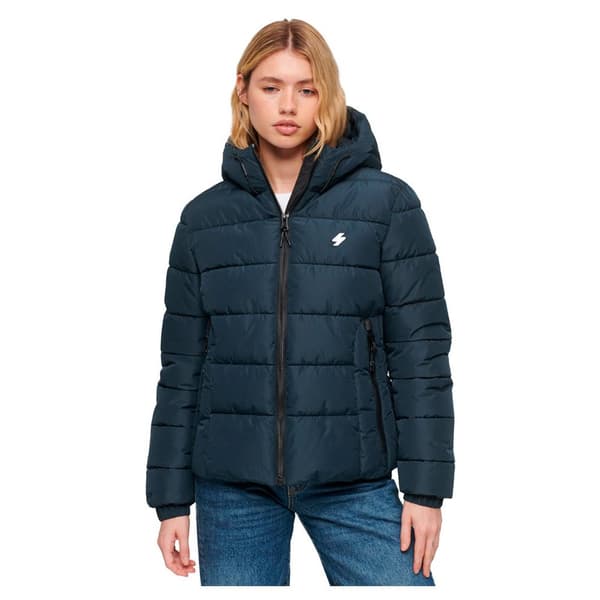 Superdry Pufferjacka Spirit Sports Blå 2XS Kvinna